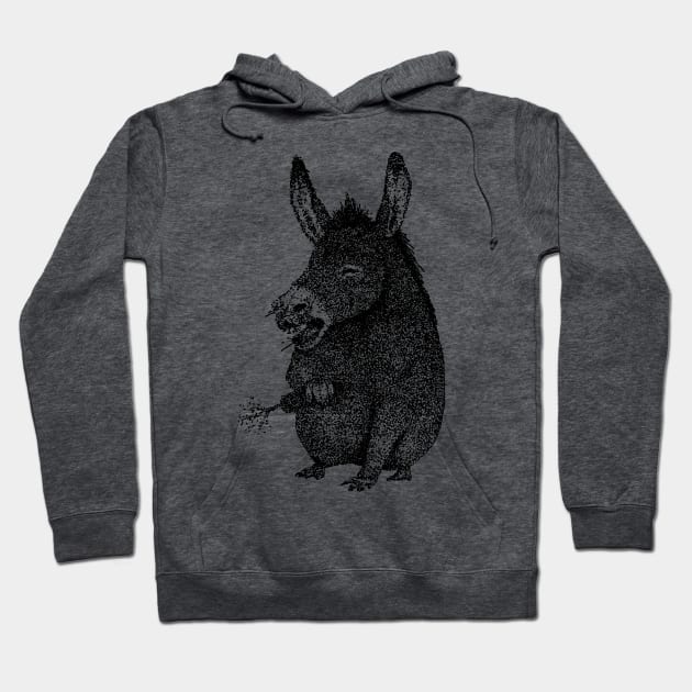 Donkey-hamster hybrid Hoodie by estevez-artista